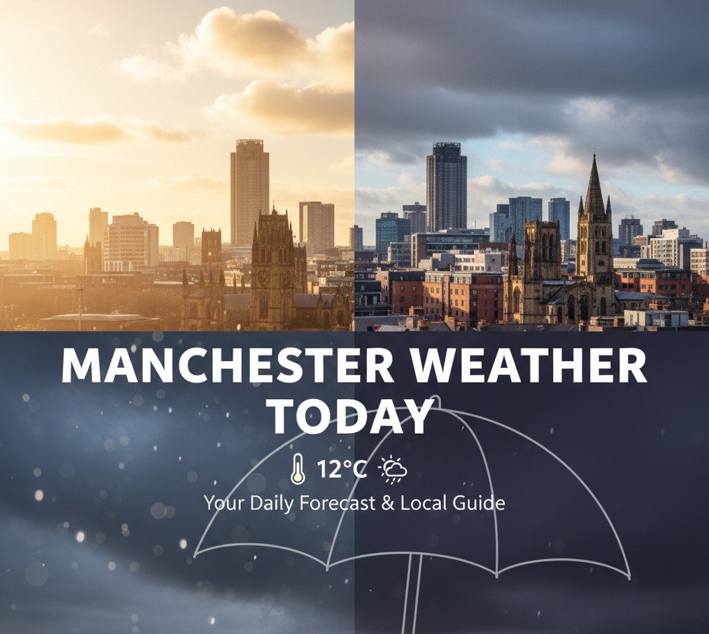 Manchester Weather Today: Cloudy Skies and Patchy Drizzle Manchester Weather Today