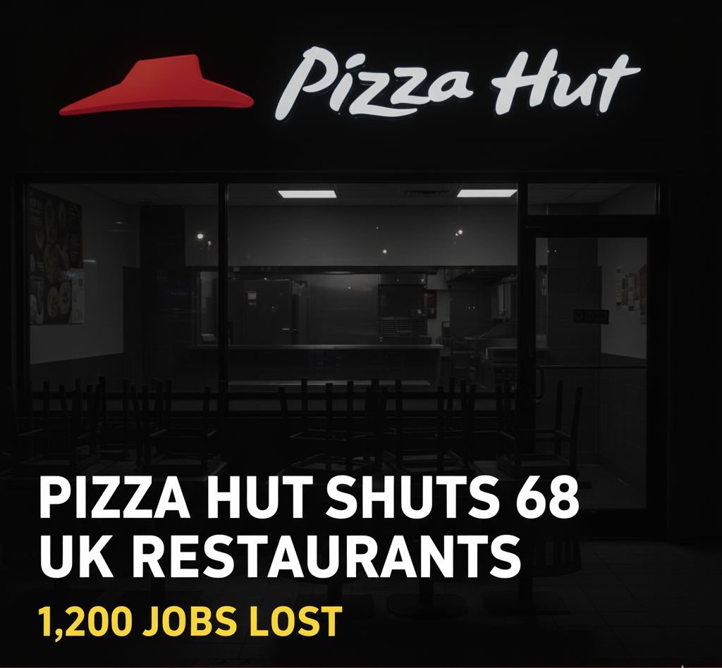 Pizza Hut Shuts 68 UK Restaurants – 1,200 Jobs Lost Pizza Hut