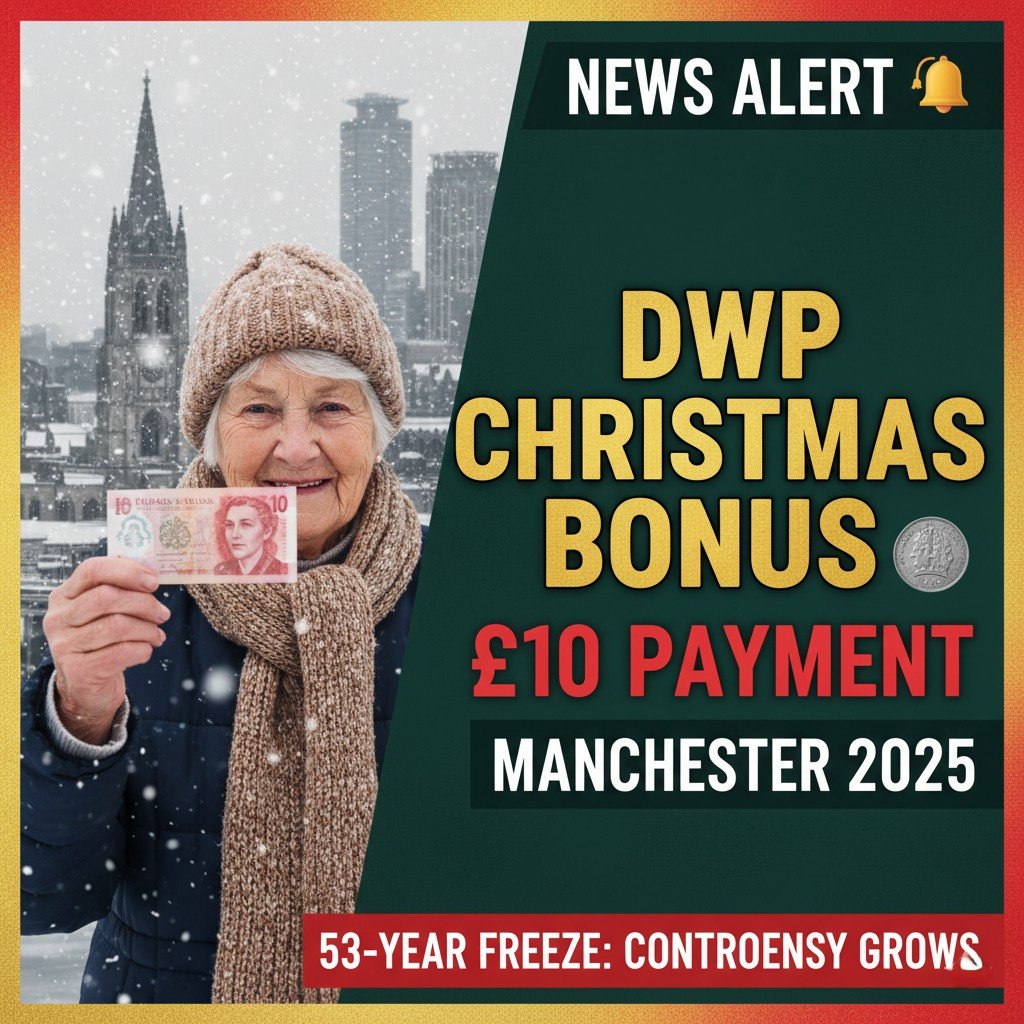 DWP Christmas Bonus Payment 2025: Manchester Recipients to Receive £10—But Controversy Grows Over 53-Year Freeze DWP Christmas Bonus Payment