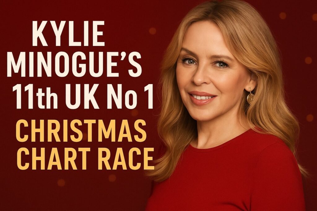 Kylie Minogue Gets 11th UK No 1 Album as Christmas No 1 Race Heats Up Kylie Minogue