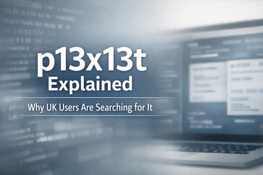 p13x13t Explained: Why UK Users Are Searching for the Term and What It Means p13x13t