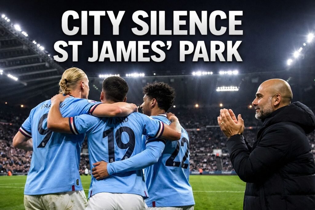 Newcastle vs Man City: City Take Control with Statement Win at St James’ Park Newcastle vs Man City