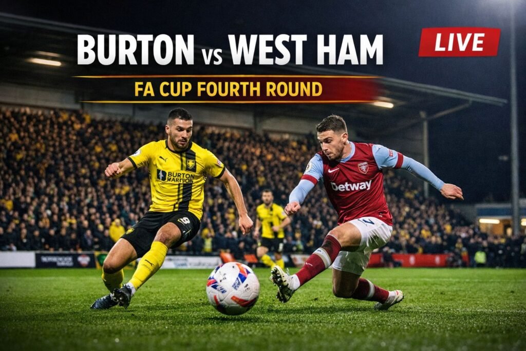 Burton vs West Ham LIVE: FA Cup fourth-round drama unfolds at the Pirelli Burton vs West Ham
