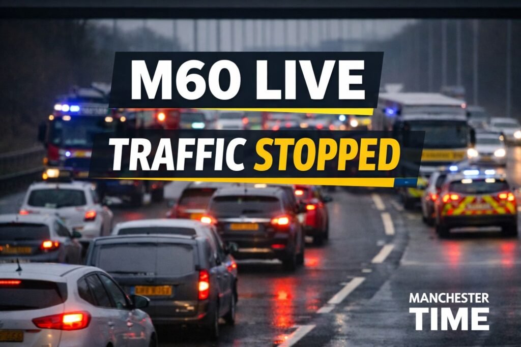 M60 Live: All Traffic Stopped After Serious M61 Interchange Crash M60 Live