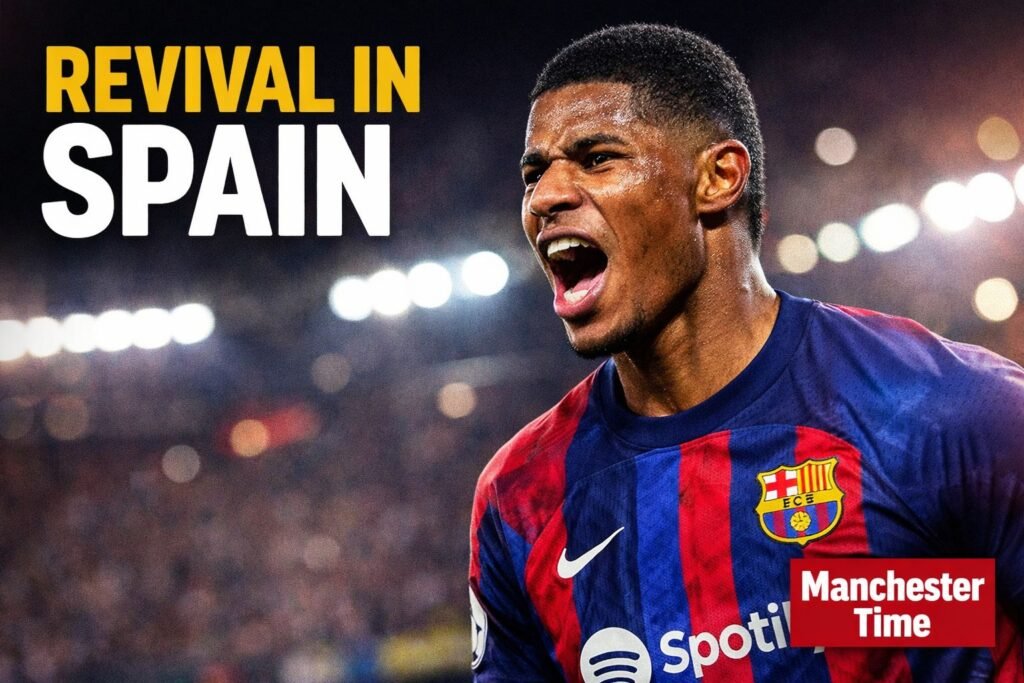 Marcus Rashford thriving at Barcelona as United decision nears Marcus Rashford